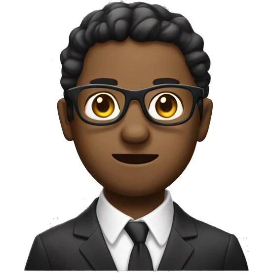 Detctive with glasses emoji