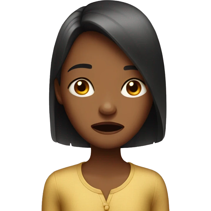 Crying birthday girl  emoji