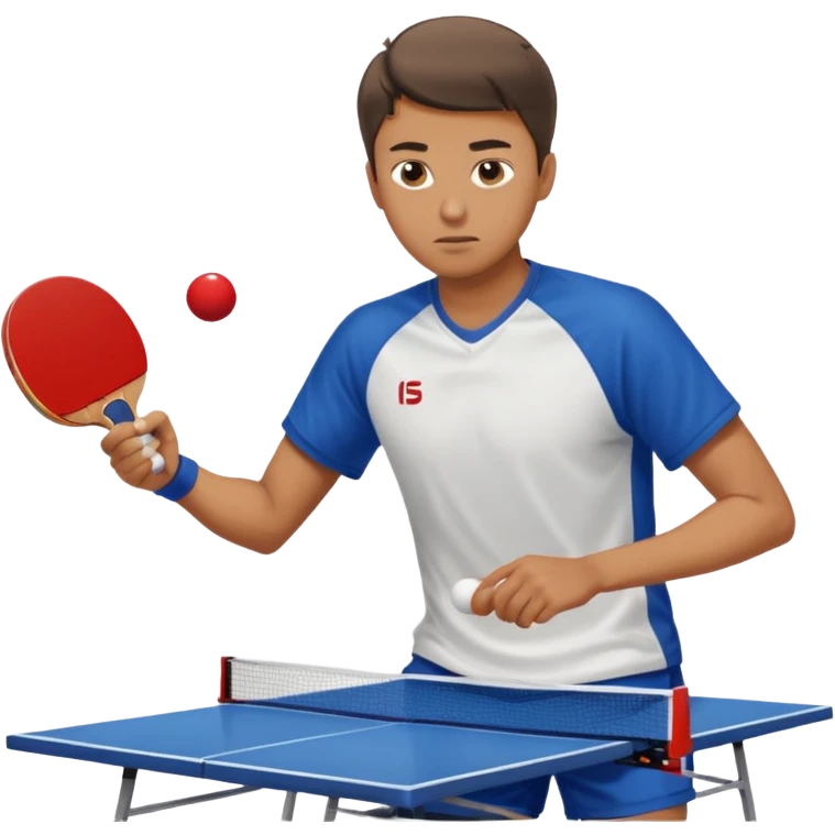 Guy playing ping pong emoji