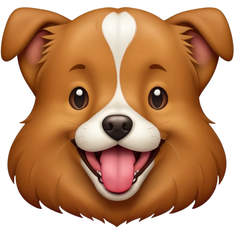 Dog sticking out tounge emoji