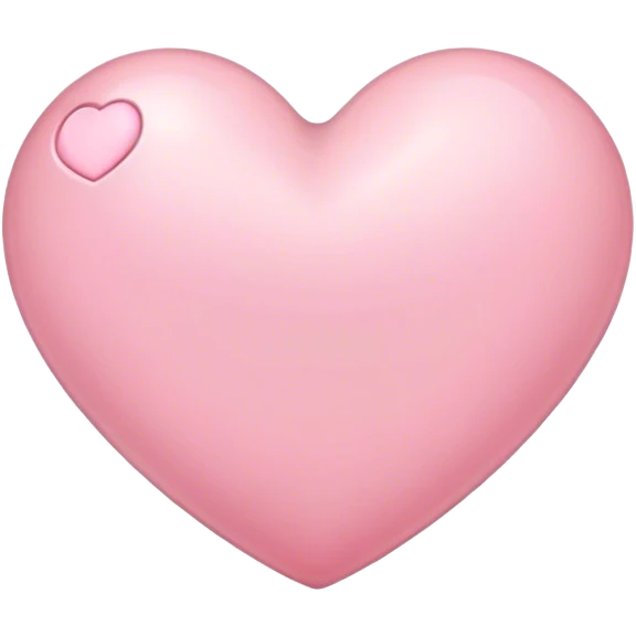 light pink heart emoji