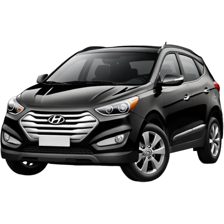 Black 2012 Hyundai Vera cruz emoji
