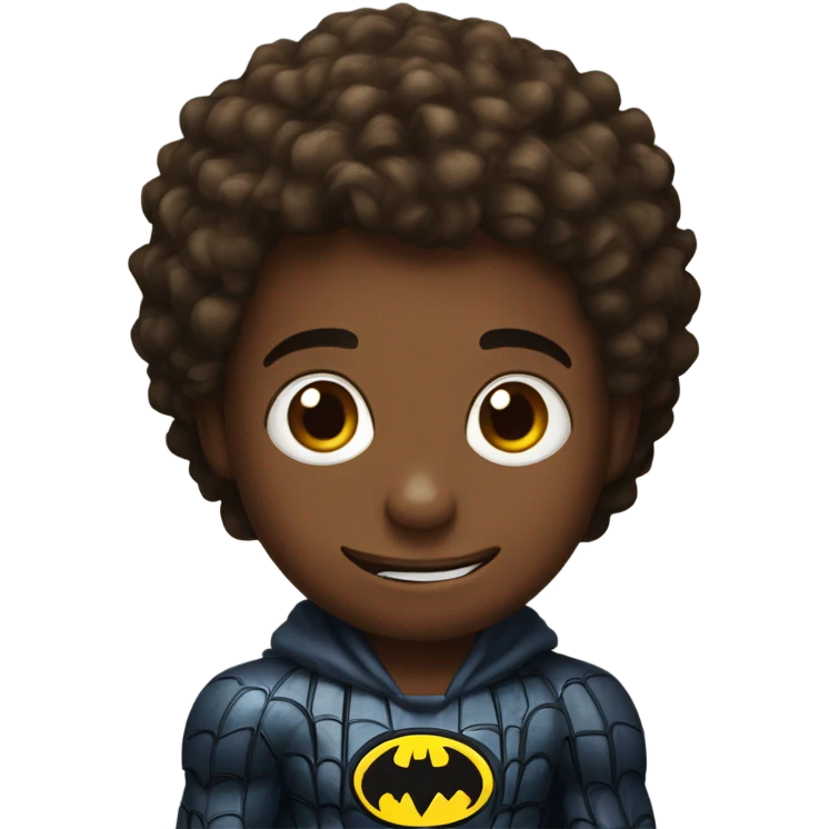 spiderman and batman’s kid  emoji