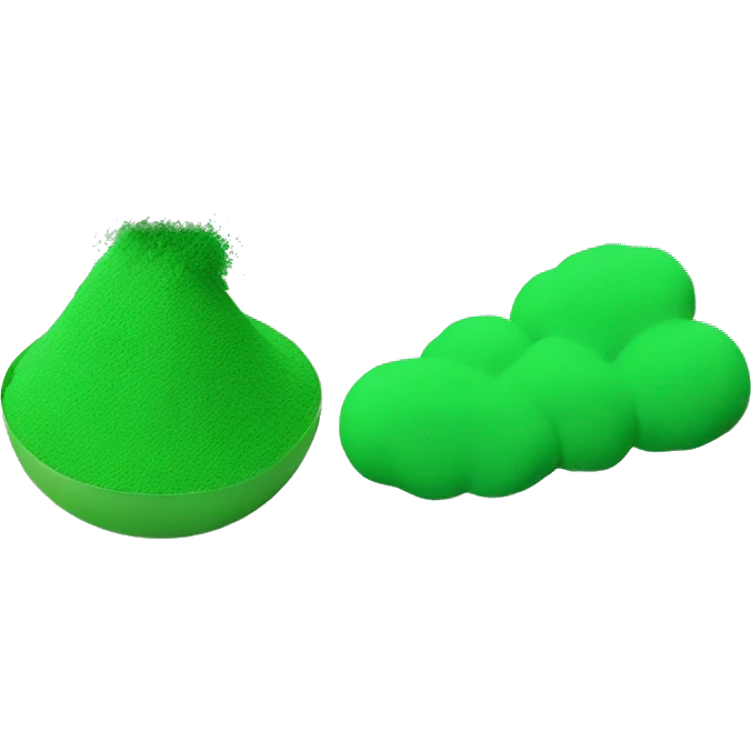 green powder emoji