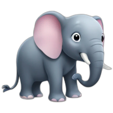 elephant sur baleine sur penguin emoji