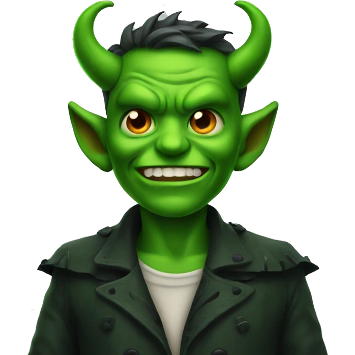 Green Devil emoji