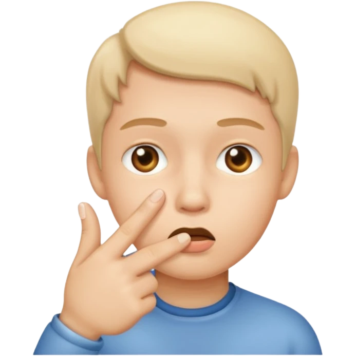shushing finger emoji