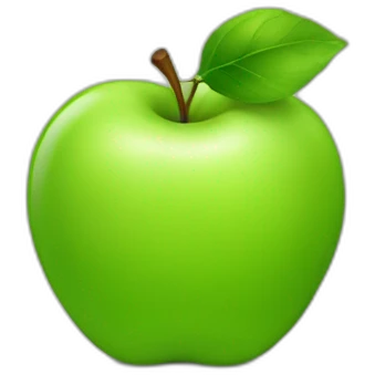 GREEN APPLE emoji