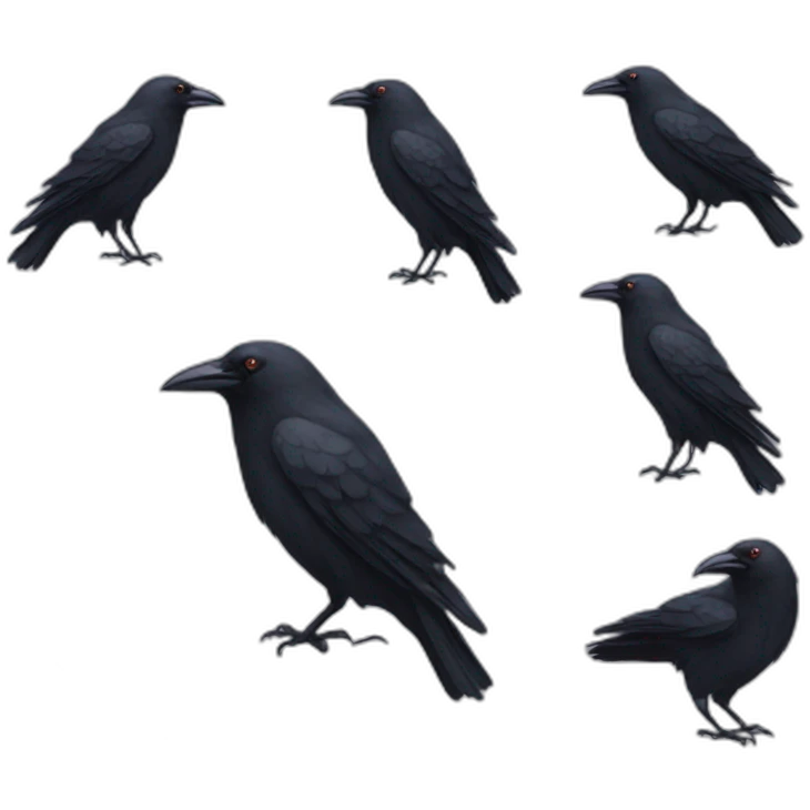 crow emoji