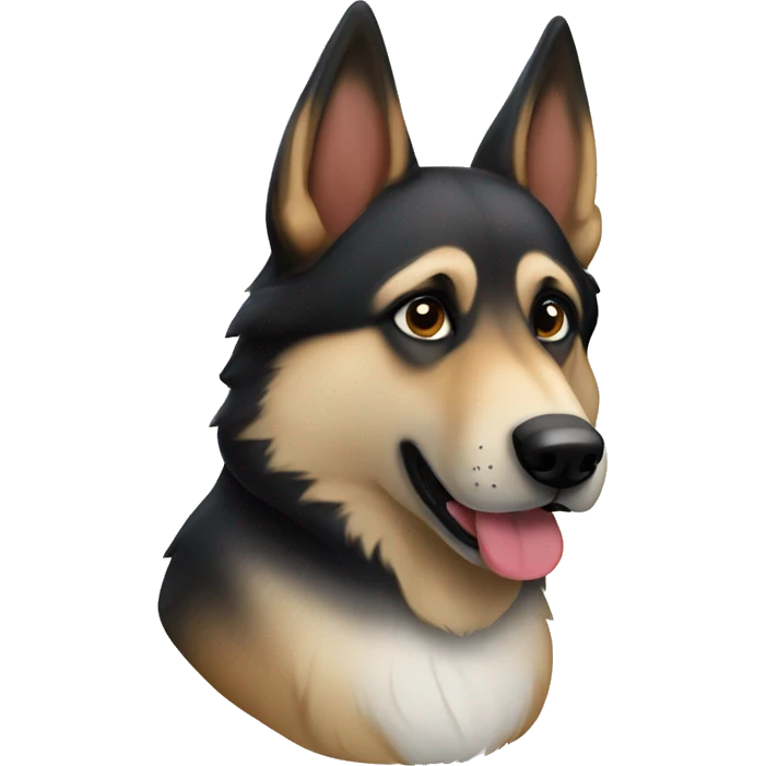 German Shepard husky  emoji