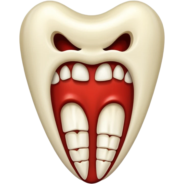 Vampire tooth emoji