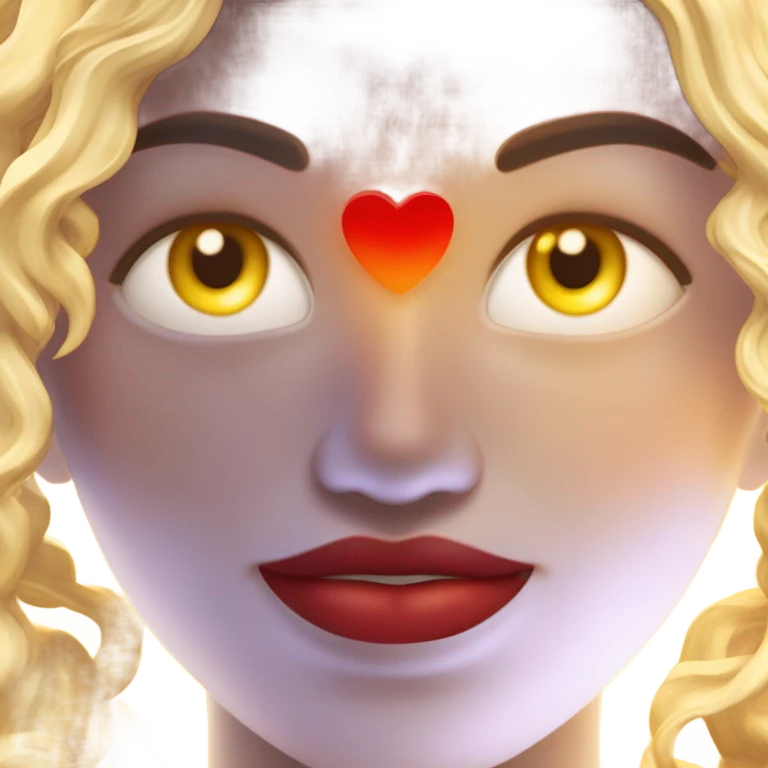 Cœur avec des rayons de soleil  emoji