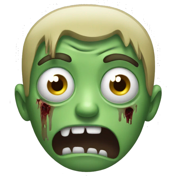 zombie crying emoji