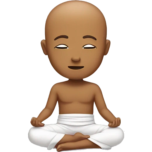 meditation emoji