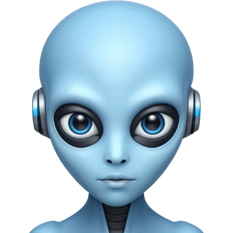 blue aliens look alike humans but very tech emoji