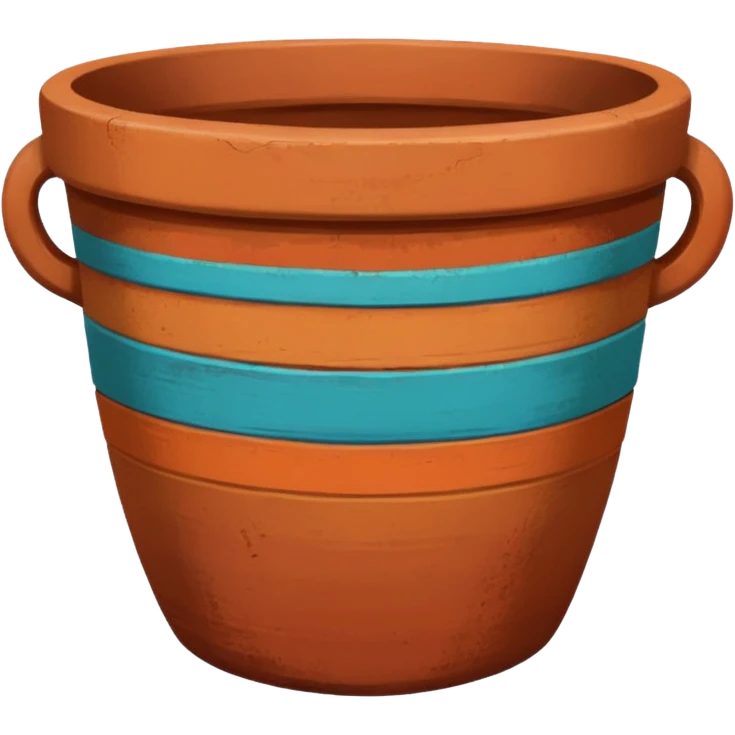 Painted Clay Pot emoji