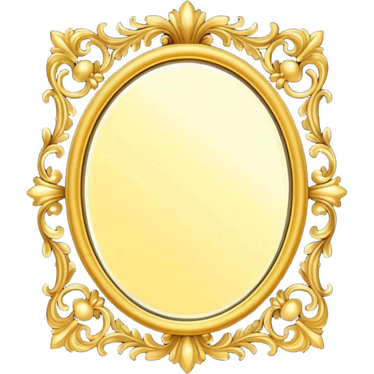 Golden mirror – Fancy frame, glowing

































 emoji