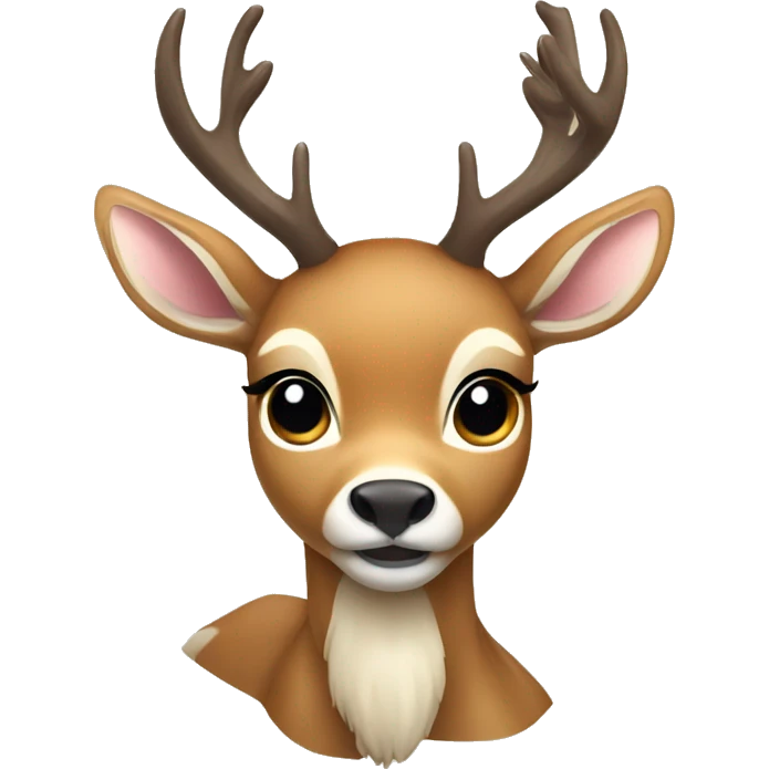deer with a bow emoji
