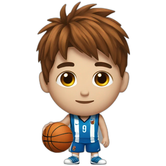 Messi as a basketball player emoji