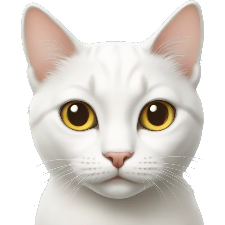 white cat emoji