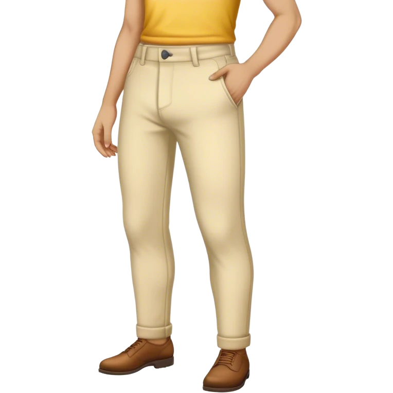putting on pants emoji