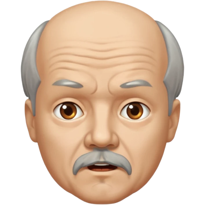 Photorealistic surprised Lenin emoji