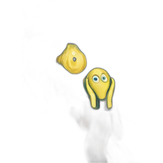 Edvard munch’s The scream emoji