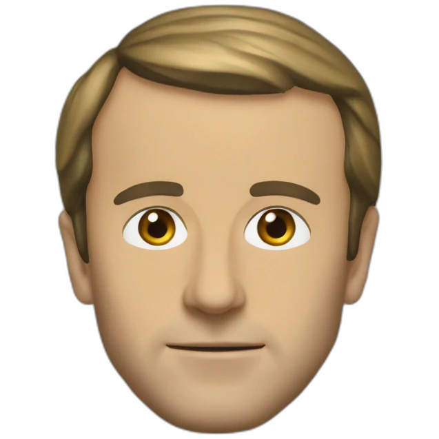 emmanuel-macron head boom emoji