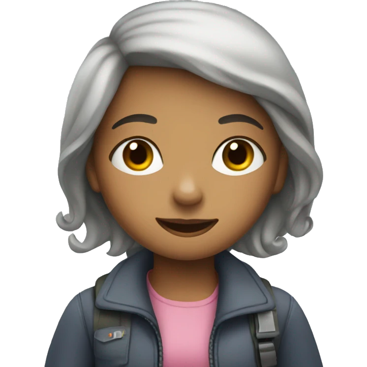 Girl in a plane emoji