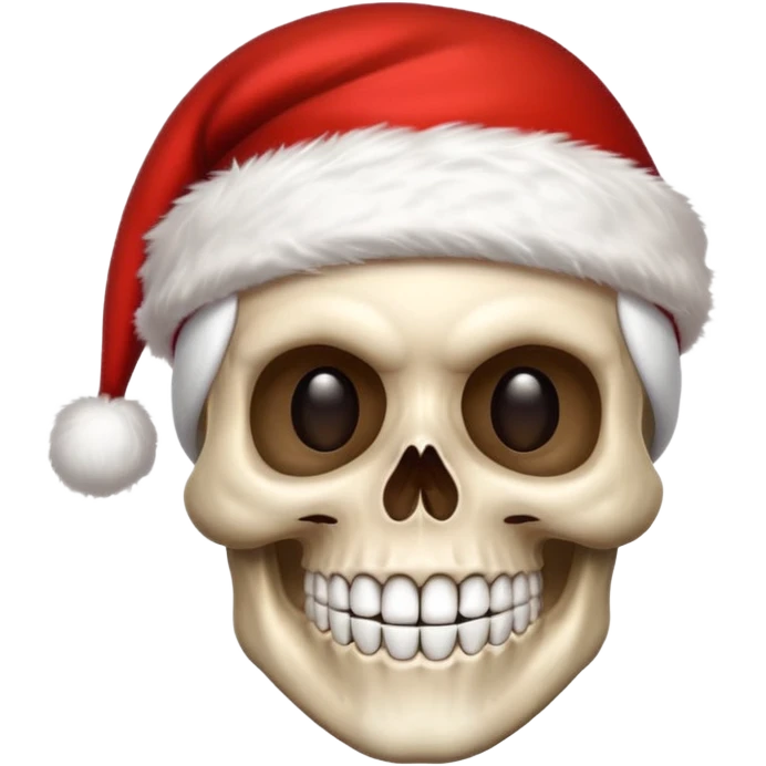 Skull ,MERRY CHRISTMAS emoji