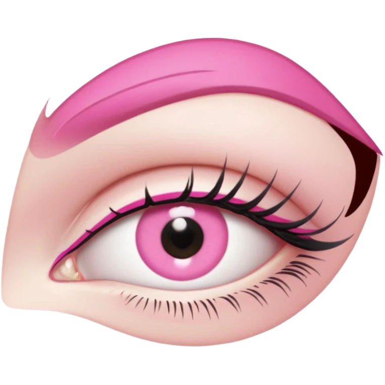 eye pink eyeliner emoji