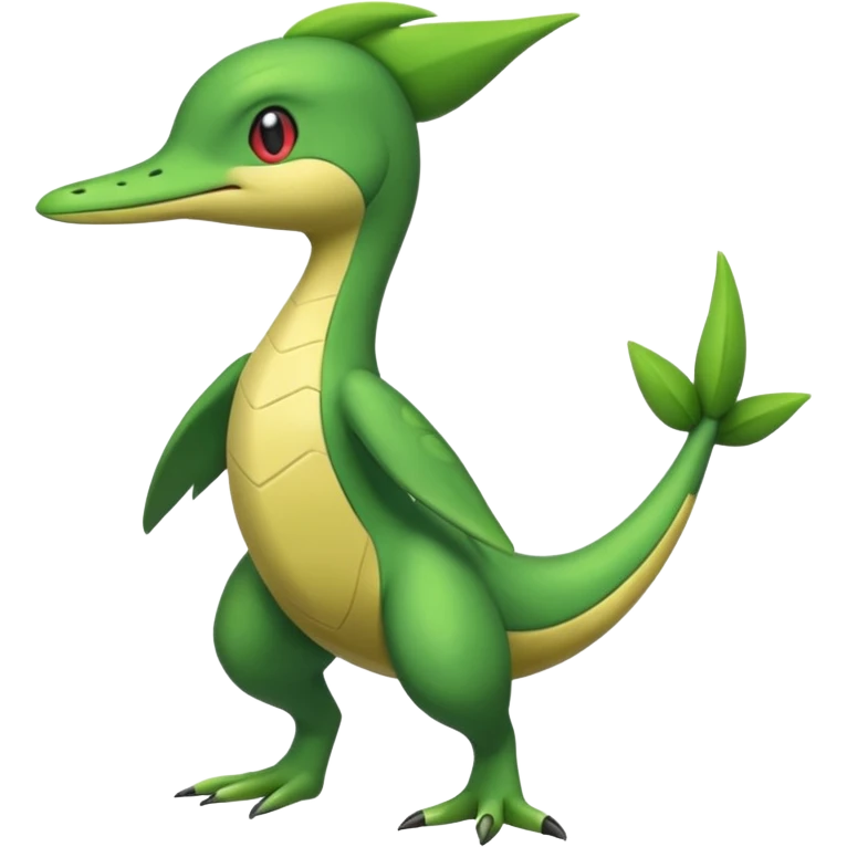 Sceptile-Snivy-hybrid-fusion (full body) emoji