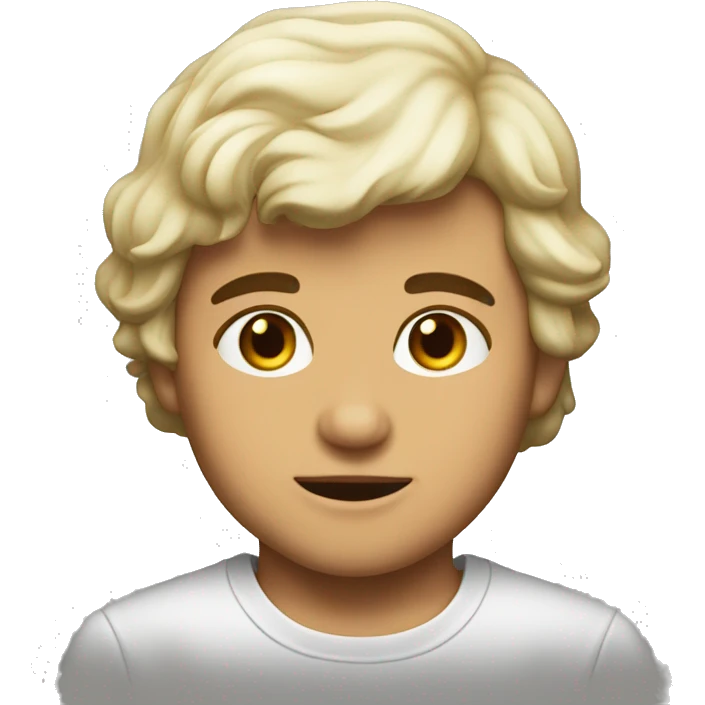 niño delebrando emoji