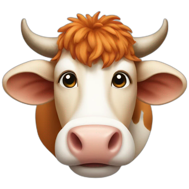 Ginger Cow emoji