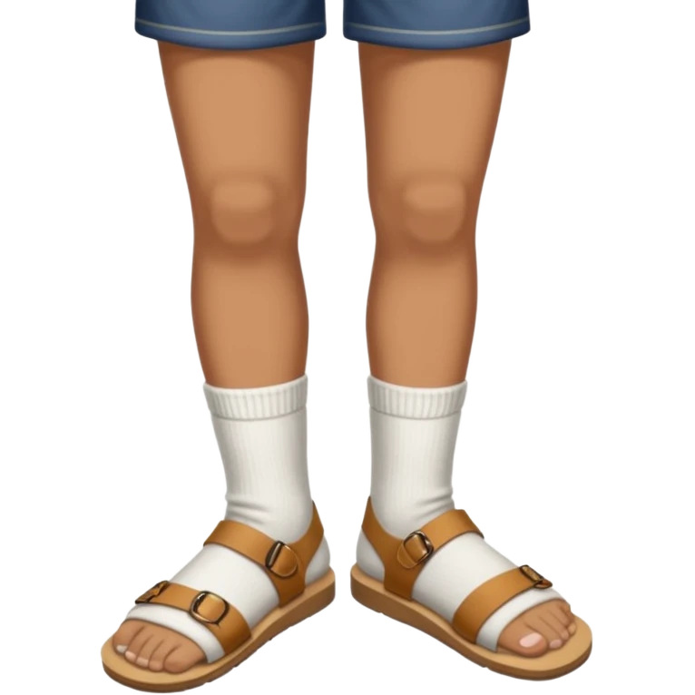 socks in sandals emoji