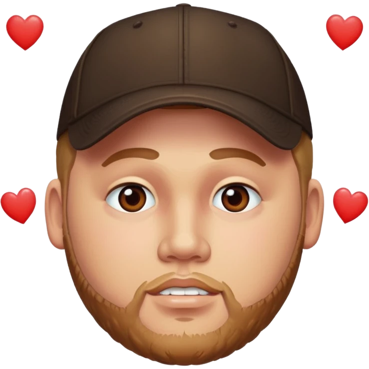 luke combs with hearts on his eyes emoji