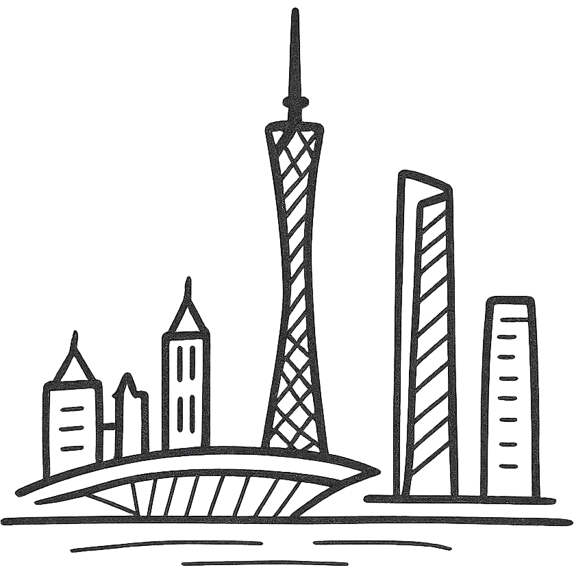 Guangzhou skyline emoji