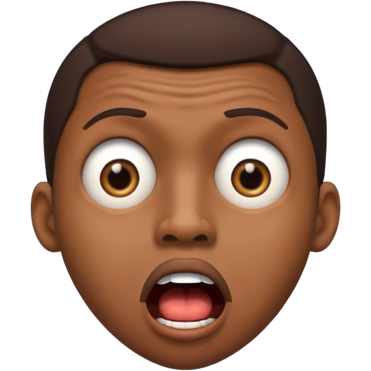 shocked black guy meme emoji
