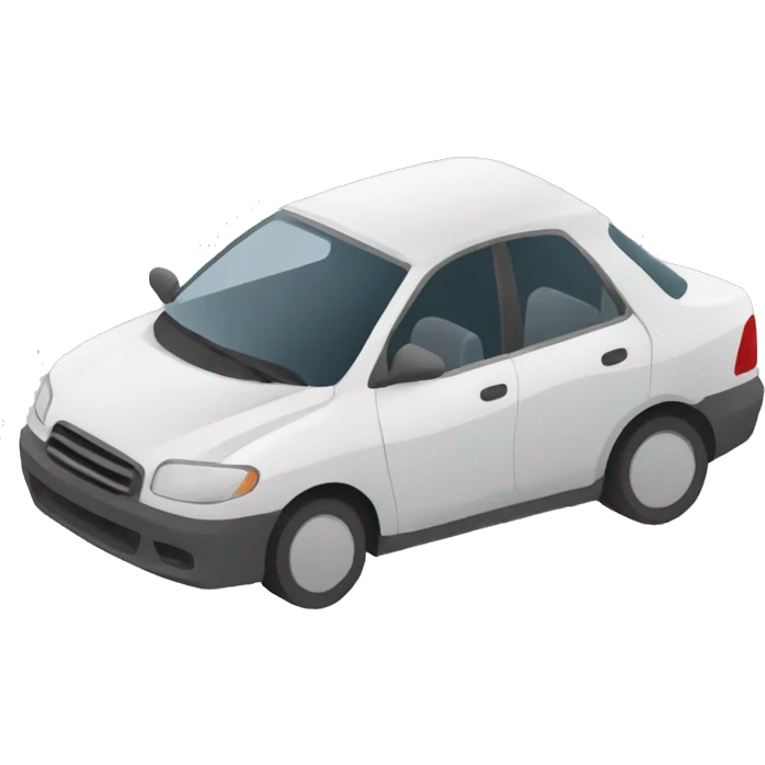 Une voiture accidentée emoji
