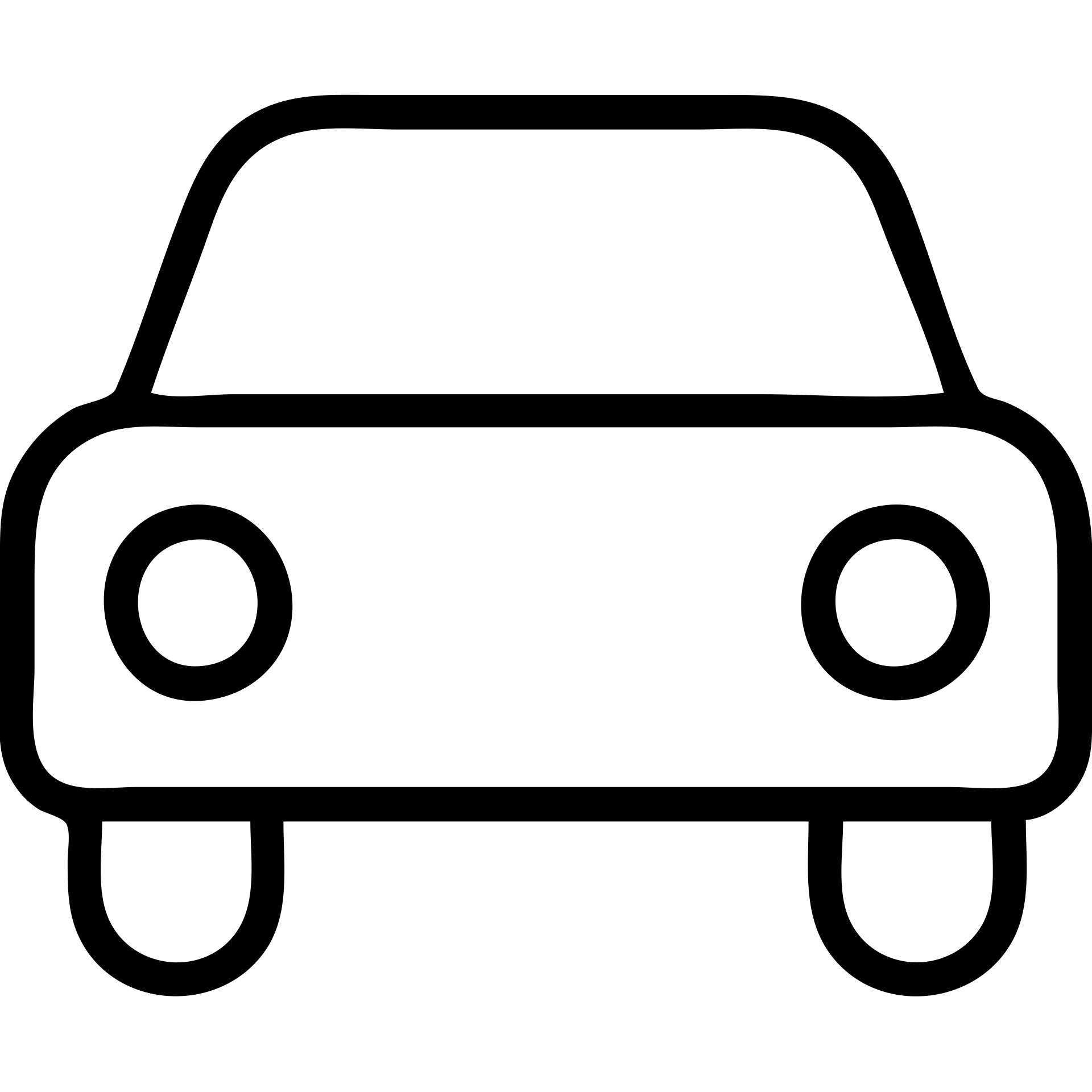 car with simple lines in outline icon style emoji