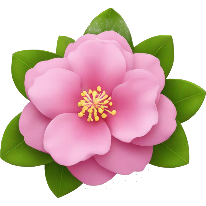 Camelia fleur emoji