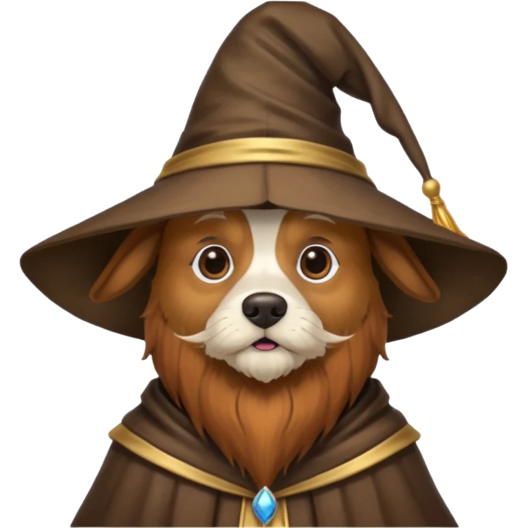 Dog wizard emoji