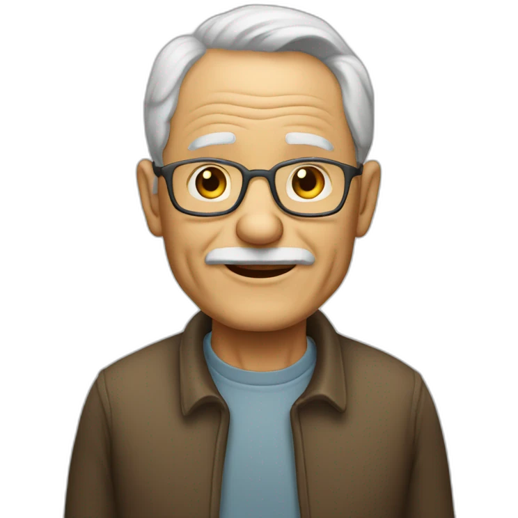 old boomer man emoji