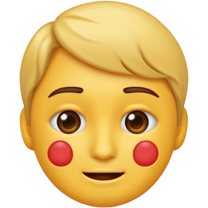 Crea un emoji de una persona con síndrome de Danw llorando emoji