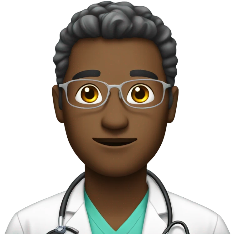 Person watching video of a doctor. Make this a white guy  emoji