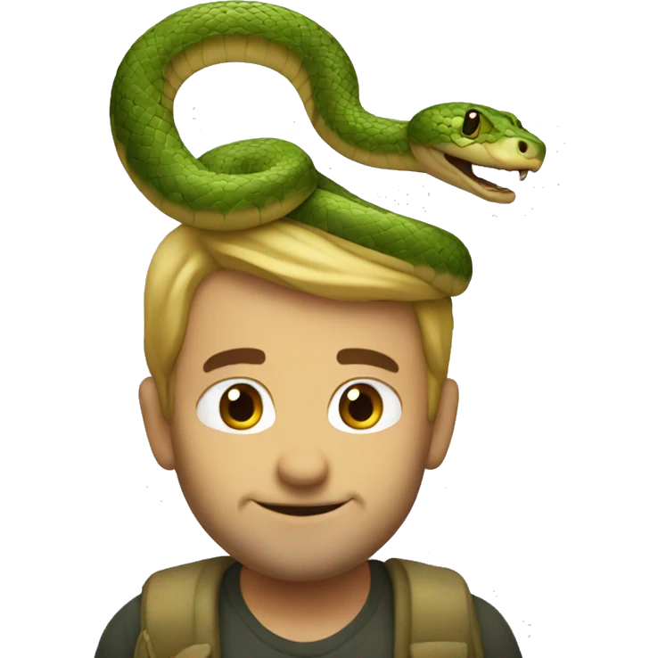 Big but snake emoji
