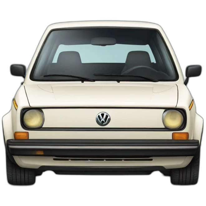 Old Volkswagen golf emoji