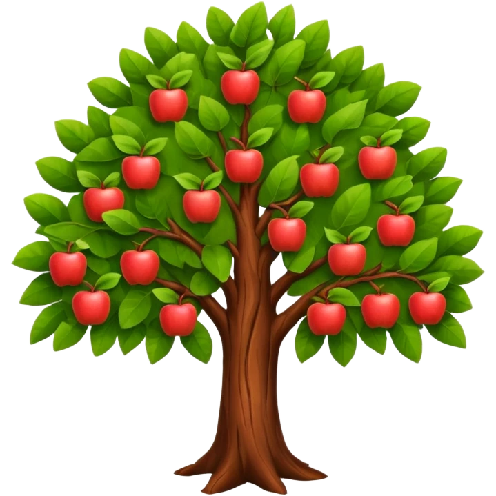 apple tree emoji