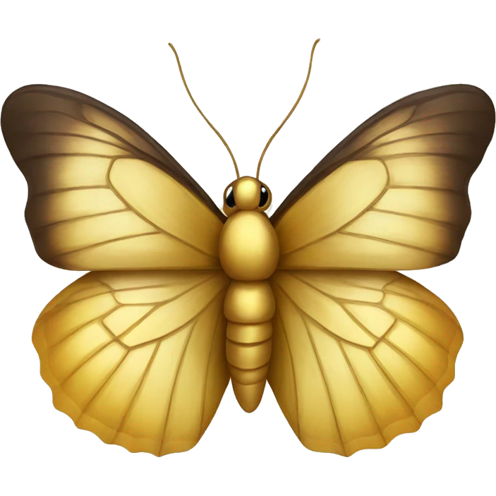 Golden butterfly  emoji