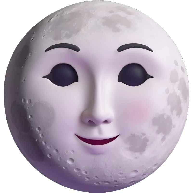moon face emoji